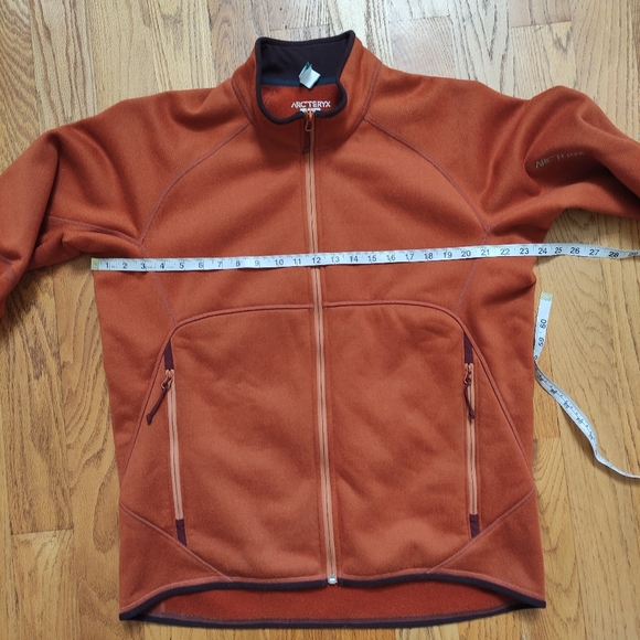 Arcteryx Arc'teryx Polartec Fleece Jacket Full Zip Made in Canada Orange men's L - Picture 11 of 13